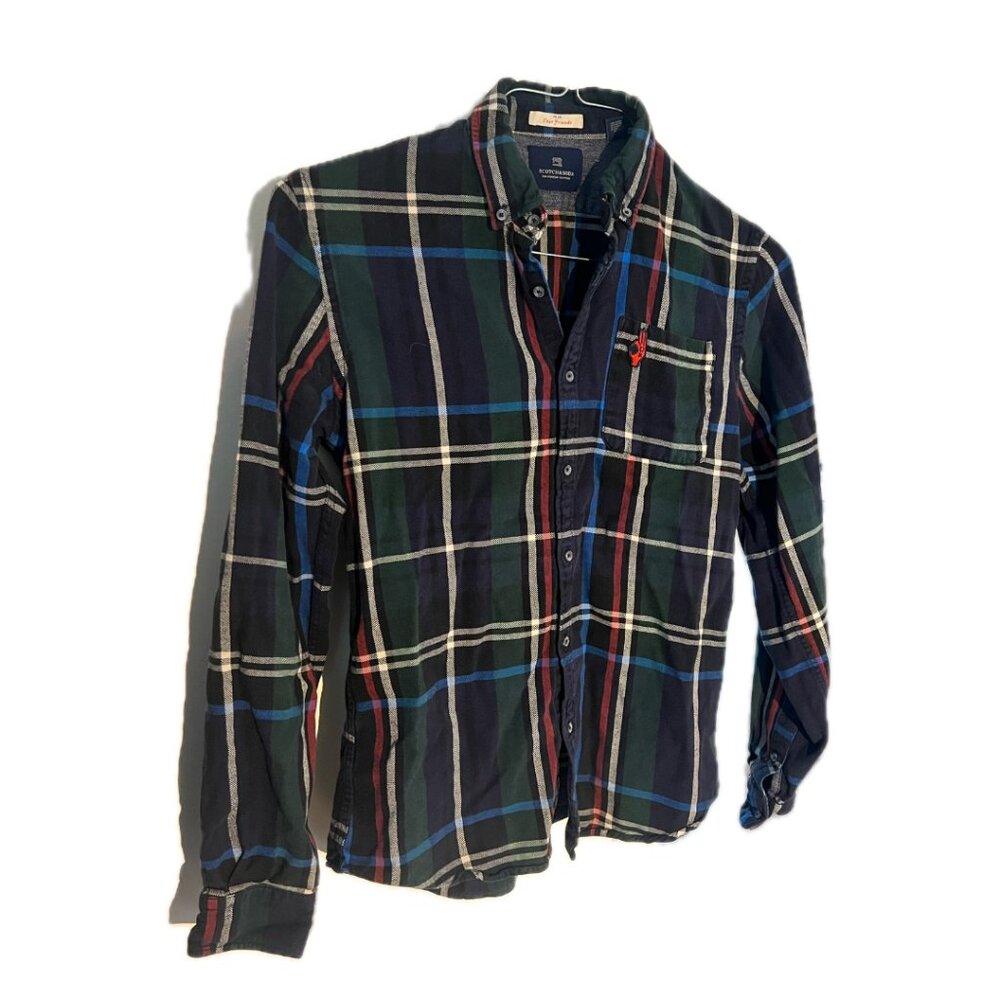 Scotch & Soda Men's Medium Cotton Flannel